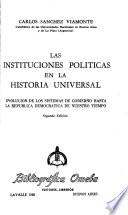 Las instituciones políticas en la historia universal