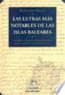 Las Letras más notables de las Islas Baleares