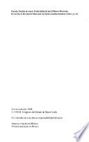 Las más importantes leyes y decretos de las legislaturas constitucionales del Estado de Nuevo Léon en el transcurso de ciento treinta y siete años de vida institucional