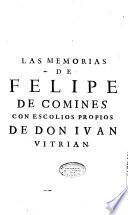 Las memorias de Felipe de Comines señor de Argenton