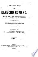 Las obligaciones en derecho romano