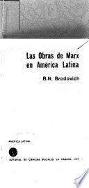 Las obras de Marx en América Latina