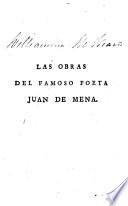 Las obras del famoso poeta Juan de Mena