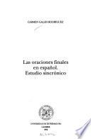 Las oraciones finales en español