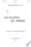 Las palabras del hombre