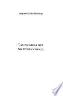 Las palabras que no tienen coraza