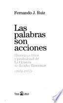 Las palabras son acciones
