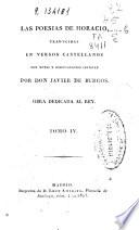 Las poesías de Horacio