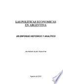 Las políticas económicas en Argentina