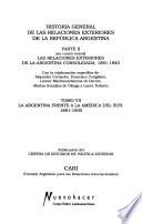 Las relaciones exteriores de la Argentina consolidada, 1881-1943