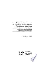 Las rentas mínimas en la reestructuración de los estados de bienestar