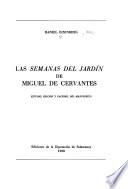 Las Semanas del jardín de Miguel de Cervantes