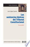 Las sentencias básicas del Tribunal Constitucional
