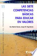 Las siete competencias básicas para educar en valores