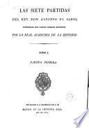 Las Siete Partidas del rey don Alfonso el Sabio