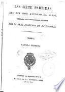 Las Siete Partidas del Rey Don Alfonso X, el Sabio, 1