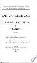 Las universidades y grandes escuelas de Francia