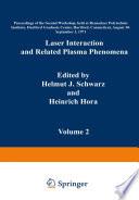 Laser Interaction and Related Plasma Phenomena