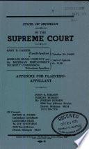 Lasher v. Mueller Brass Company, 392 MICH 488 (1974)