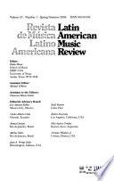 Latin American Music Review