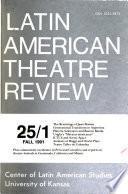 Latin American Theatre Review