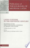 Latin Culture in the Eleventh Century