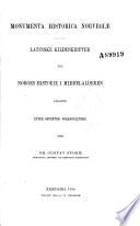 Latinske kildeskrifter til Norges historie i middelalderen