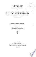 Lavalle y su posteridad