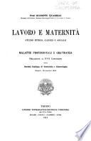 Lavoro e maternità, studio etnico, clinico e sociale