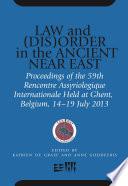 Law and (Dis)Order in the Ancient Near East