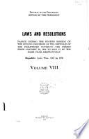 Laws and Resolutions