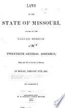 Laws of Missouri