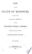 Laws of Missouri