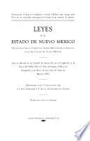 Laws of the State of New Mexico