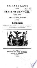 Laws of the State of New York