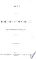 Laws of the Territory of New Mexico
