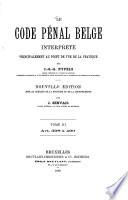 Le Code pénal belge