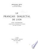 Le français dialectal de Lyon