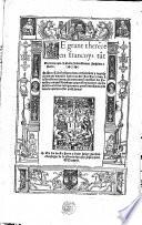 Le grand Therence en Francoys tant en rime que en prose