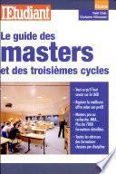 Le guide des masters et des troisièmes cycles