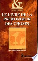 Le Livre de la profondeur des choses