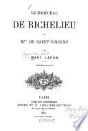 Le Maréchal de Richelieu et Mme de Saint-Vincent
