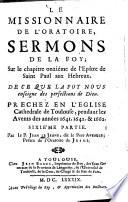 Le missionaire de l'oratoire