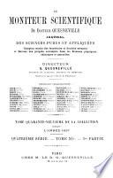 Le Moniteur scientifique du Doctor Quesneville