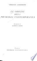 Le origini della psicologia contemporanea