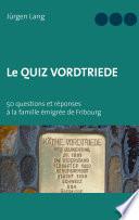 Le Quiz Vordtriede