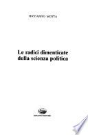 Le radici dimenticate della scienza politica