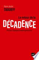 Le retour de la décadence
