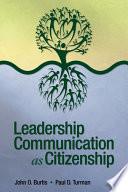 Leadership Communication as Citizenship