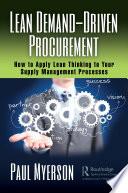 Lean Demand-Driven Procurement